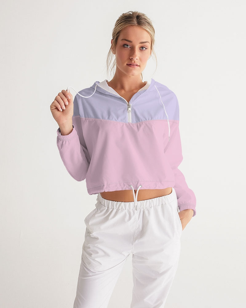 All-Over Print Cropped Windbreaker