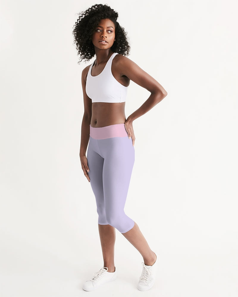 All-Over Print Mid-Rise Capri
